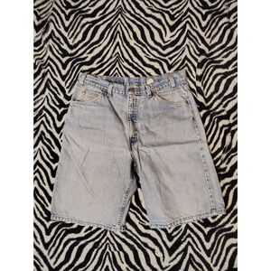 Vintage 1991 Levis 550 White Tab‎ Denim Shorts Men's 34 USA Made White Tab Baggy